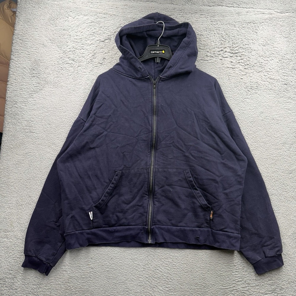Westex Union Line Hoodie Sweater Mens 2XL Blue Soft FR Flame Resistant